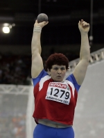 Irina Khudoroshkina. Silver medallist at European Indoor Championships 2007 (Birmingham)
