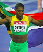 Caster Semenya. 800 Metres World Champion 2009, Berlin