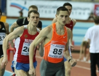 Denis Alekseyev. Silver medallist at Russian Indoor Champion 2010 at 400m
