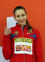 Tatyna Firova. Silver medallist at World Indoor Championships in 400m