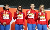Natalya Nazarova. Silver medallist at World Indoor Championships 2010, Doha (4x400) 