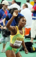 Veronica Campbell-Brown. World Indoor Champion 2010 at 60m