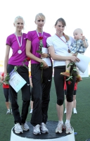 Russian Championships 2010. Svetlana Shkolina, Irina Gordeyeva and Yekaterina Savchenko