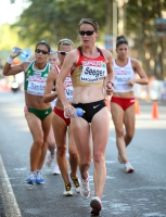 20th European Athletics Championships 2010 /Barselona, ESP.  20 km Walk Women Final.  Melanie SEEGER