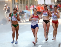 20th European Athletics Championships 2010 /Barselona, ESP.  20 km Walk Women Final. Vera SOKOLOVA