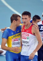 20th European Athletics Championships 2010 /Barselona, ESP. 400m (Semifinal). Vladimir Krasnov and Dmitriy Ostrovskiy