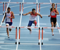 20th European Athletics Championships 2010 /Barselona, ESP. 400m Hurdles Men Semifinals. Aleksandr Derevyagin