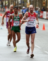 20th European Athletics Championships 2010 /Barselona, ESP. 50 km Walk Men Final. Sergey KIRDYAPKIN