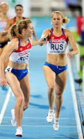 20th European Athletics Championships 2010 /Barselona, ESP. 4x400m Relay Women. Final. Tatyana Firova and Kseniya Vdovina