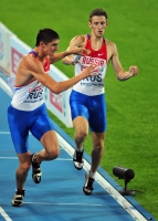 20th European Athletics Championships 2010 /Barselona, ESP. 4x400m Relay. Aleksey Aksyenov, Pavel Trenikhin 