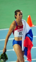 Anastasiya Kapachinskaya. European Chempion 2010, Barselona at 4x400m 