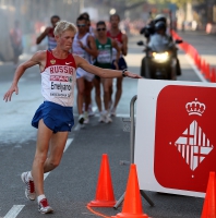 Stanislav Yemelyanov. European Champion 2010 (Barselona) at walk 20km