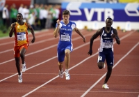 Christophe Lemaitre. Winner at IAAF Continental Cup 2010, Split