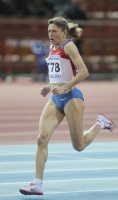Yelena Zadorozhnaya. Silver medallist at Russian Indoor Championships 2011 at 3000m