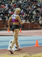 Anna Nazarova. Silver medallist at Russian Indoor Championships 2011