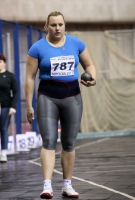 Anna Omarova. Silver medallist at Russian indoor Championships 2011