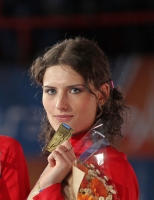 European Athletics Indoors Championships 2011 /Paris, FRA. Bronze at Long Jump. PIDLUZHNASYA Yuliya