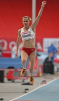 European Athletics Indoors Championships 2011 /Paris, FRA. Triple Jump. Women. Qualification. TRYBANSKA Malgorzata 