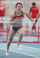 European Athletics Indoors Championships 2011 /Paris, FRA. 60m Hurdles. ANTONOVA Aleksandra