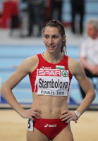 European Athletics Indoors Championships 2011 /Paris, FRA. 400m Women. STAMBOLOVA Vania 