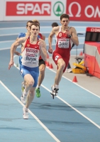 European Athletics Indoors Championships 2011 /Paris, FRA. 400m Men. BURYAK Dmitriy