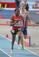European Athletics Indoors Championships 2011 /Paris, FRA. 3000m Men. IBRAHIMOV Hayle