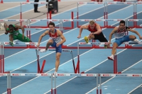 European Athletics Indoors Championships 2011 /Paris, FRA. 60m Hurdles. Men. Semifinals. BORISOV Yevgeniy