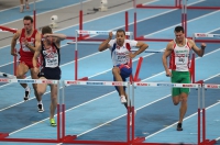 European Athletics Indoors Championships 2011 /Paris, FRA. 60m Hurdles. Men. Semifinals. DARIEN Garfield and CLARKE Lawrence