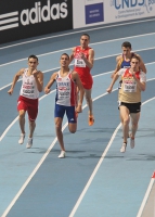 European Athletics Indoors Championships 2011 /Paris, FRA. 800m. KSZCZOT Adam, OUALICH Hamid