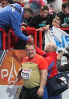 European Athletics Indoors Championships 2011 /Paris, FRA. Champion at Shot Put. BARTELS Ralf