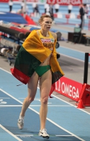 European Athletics Indoors Championships 2011 /Paris, FRA. Silver medallist at pentathlon. SKUJYTE Austra