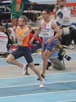European Athletics Indoors Championships 2011 /Paris, FRA/ Heptathlon. Men. SEBRLE Roman and VOS Ingmar 