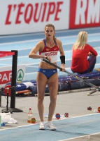 European Athletics Indoors Championships 2011 /Paris, FRA. Pole Vault. Kiryashova Aleksandra