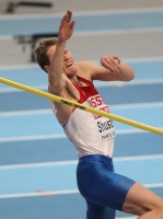 European Athletics Indoors Championships 2011 /Paris, FRA. Bronze medallist. Shustov Aleksandr  