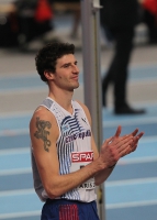 European Athletics Indoors Championships 2011 /Paris, FRA. Bronze medallist at High Jump. BÁBA Jaroslav 