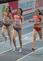 European Athletics Indoors Championships 2011 /Paris, FRA. Champion at 1500m. ARZHAKOVA Yelena