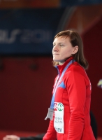 European Athletics Indoors Championships 2011 /Paris, FRA. Silver medallist at triple jump. Olesya Zabara   