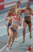 European Athletics Indoors Championships 2011 /Paris, FRA. Final at 400m. KRASNOMOVETS Olesya