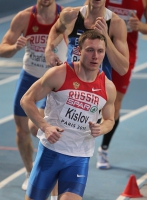 European Athletics Indoors Championships 2011 /Paris, FRA. Heptathlon. KISLOV Aleksandr