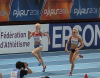European Athletics Indoors Championships 2011 /Paris, FRA. Final at 800m. ZINUROVA Yevgeniya