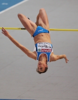 European Athletics Indoors Championships 2011 /Paris, FRA. Champion at High Jump Women. DI MARTINO Antonietta