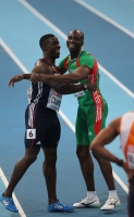 European Athletics Indoors Championships 2011 /Paris, FRA. Champion at 60m. OBIKWELU Francis 