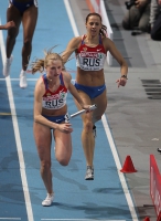 European Athletics Indoors Championships 2011 /Paris, FRA. Champion at 4x400m Relay. Kseniya Vdovina