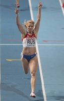 European Athletics Indoors Championships 2011 /Paris, FRA. Champion at 4x400m Relay.  Olesya Krasnomovets
