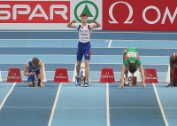 Christophe Lemaitre. Bronze medallist at European Indoor Championships 2011 at 60m