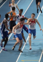 Dmitriy Buryak. European Indoor Championships 2011 (Paris). 4x400m 
