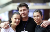Anastasiya Kapachinskaya. With Yuliya and Igor Chermoshanskiy