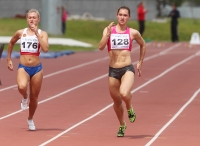 Russian Cup 2011. 100m. Popova Angelina and Filatova Yekaterina