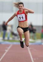 Russian Cup 2011. Winner at triple jump. Kutyakova Natalya