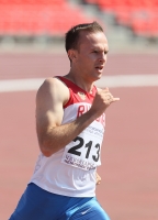 Russian Championships 2011. 1 day. Heat at 400m. Svechkar Konstantin